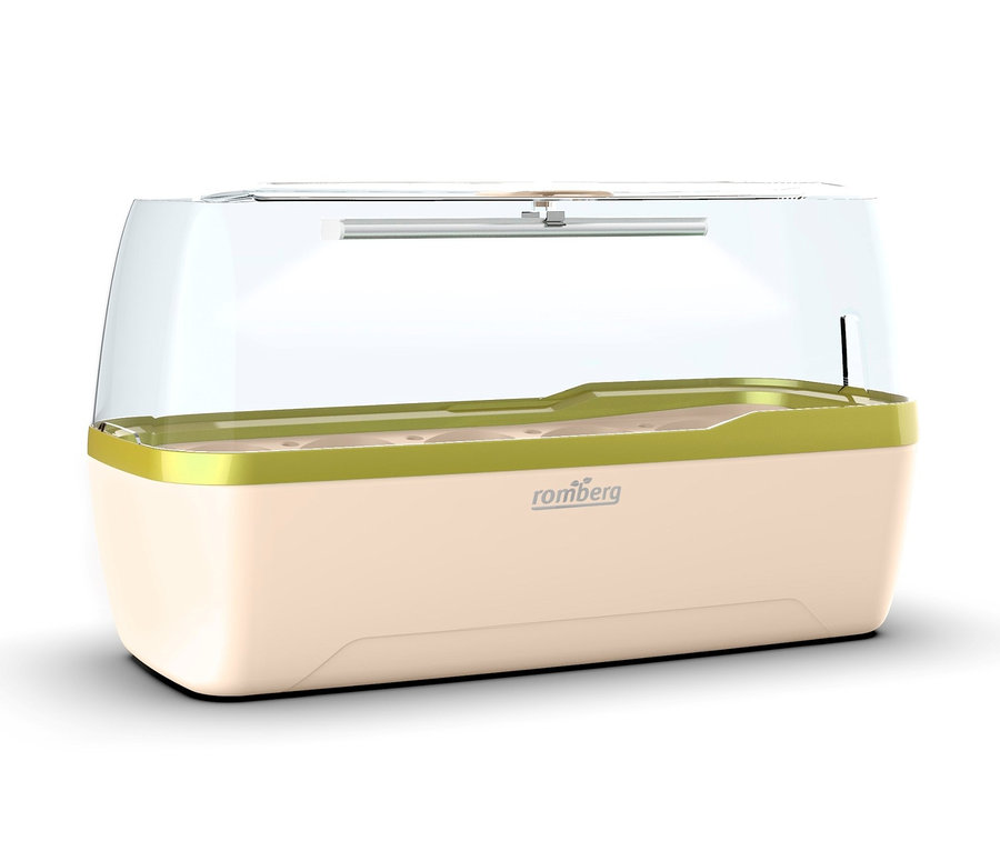 Smart-Indoorgarten-Set auf weißem Hintergrund.
