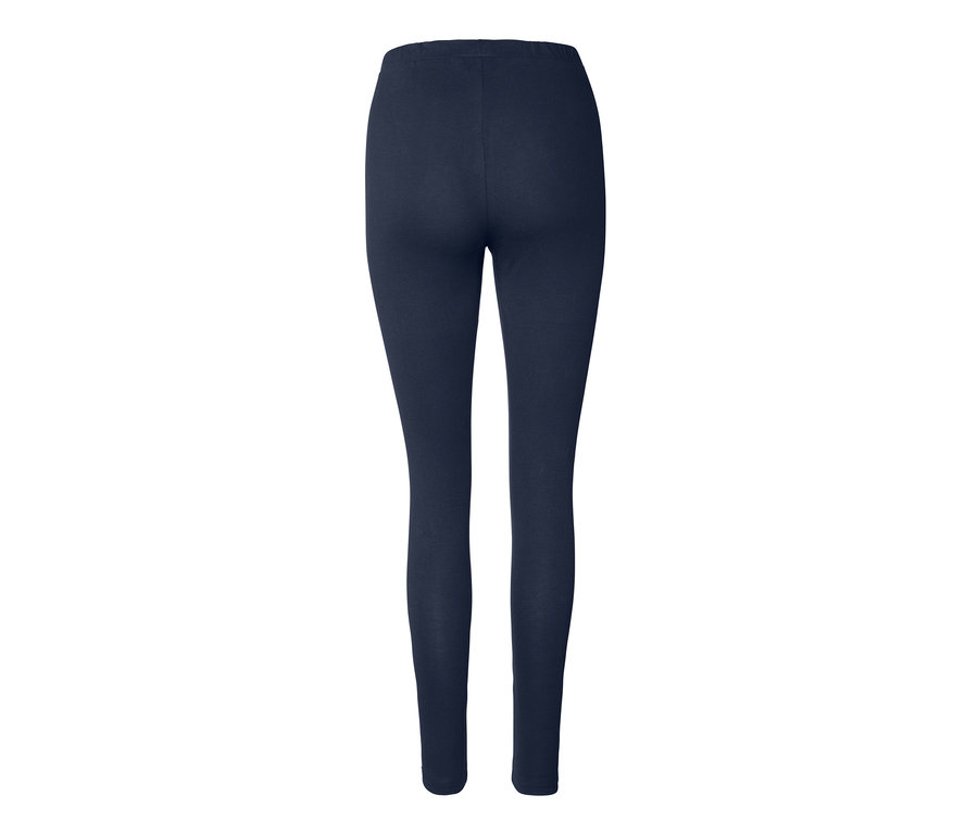 Dunkelblaue Leggings mit Biese.