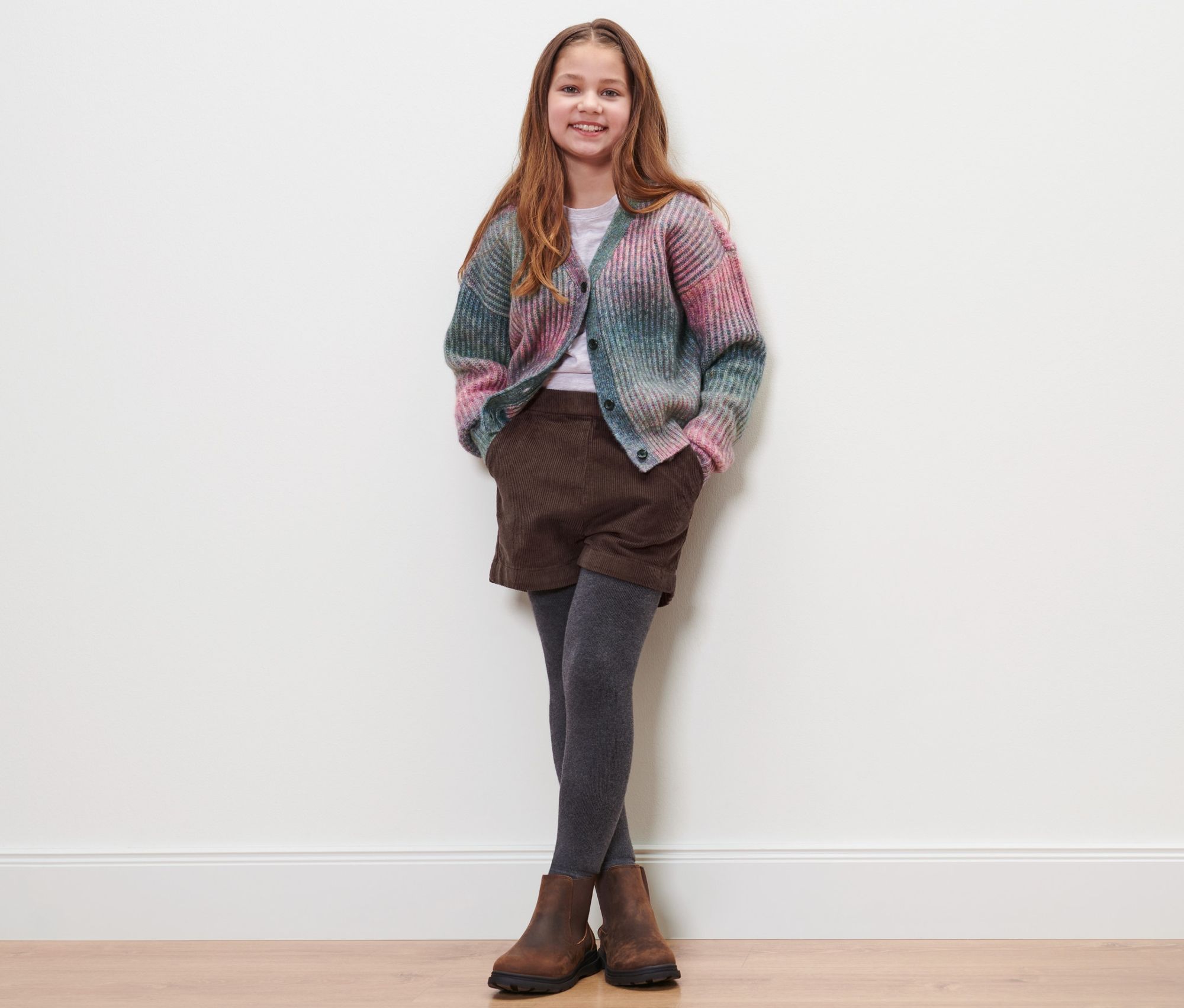 Thumbnail - Tchibo - Kinder-Cord-Shorts - Mädchen - Gr. 146/152 - braun