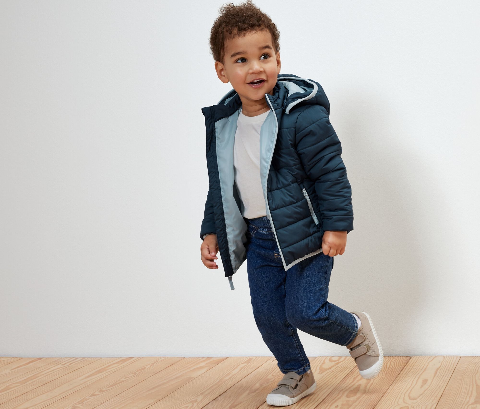 Thumbnail - Tchibo - Kinder-Steppjacke - Herren - Gr. 86/92 - dunkelblau