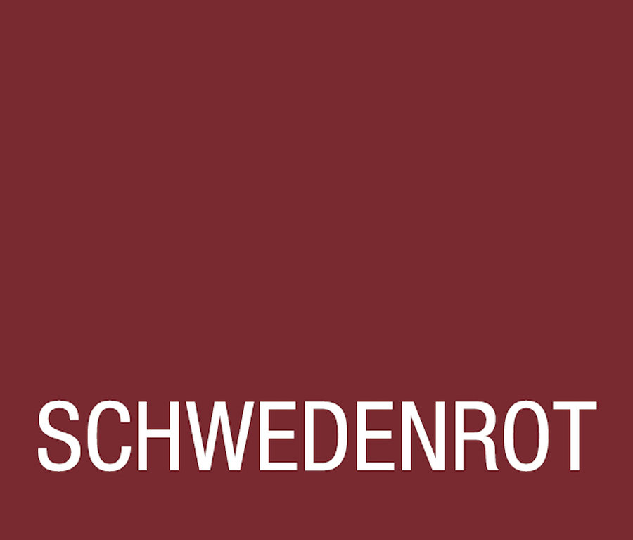 Farbfeld in Schwedenrot mit dem Text Schwedenrot. Holzfarbe für Außen, 7,5 l, inkl. Verarbeitungs-Set, schwedenrot von Bondex.