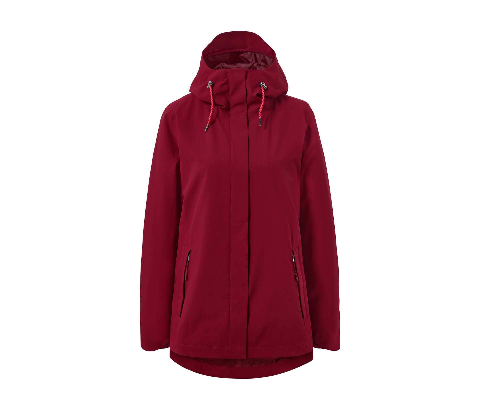 Funktions-Outdoorjacke - Damen - Gr. 36 - rot - rot