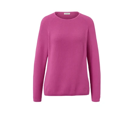 Pinker Strickpullover.