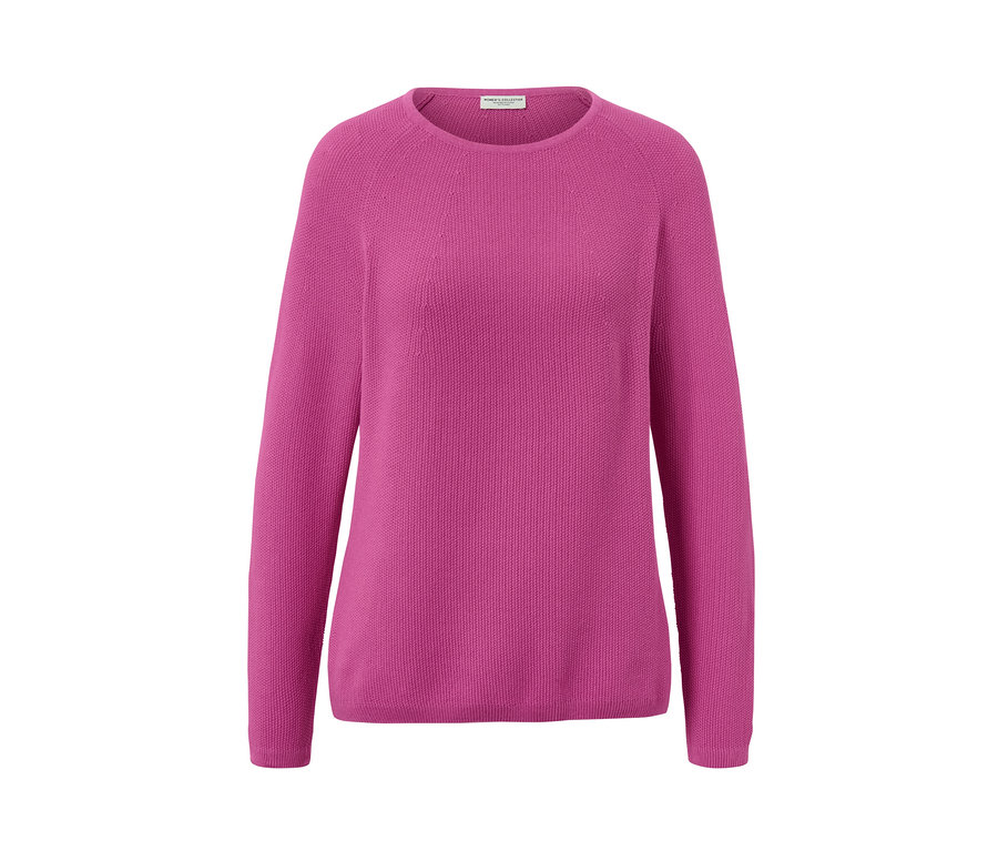Pinker Strickpullover.