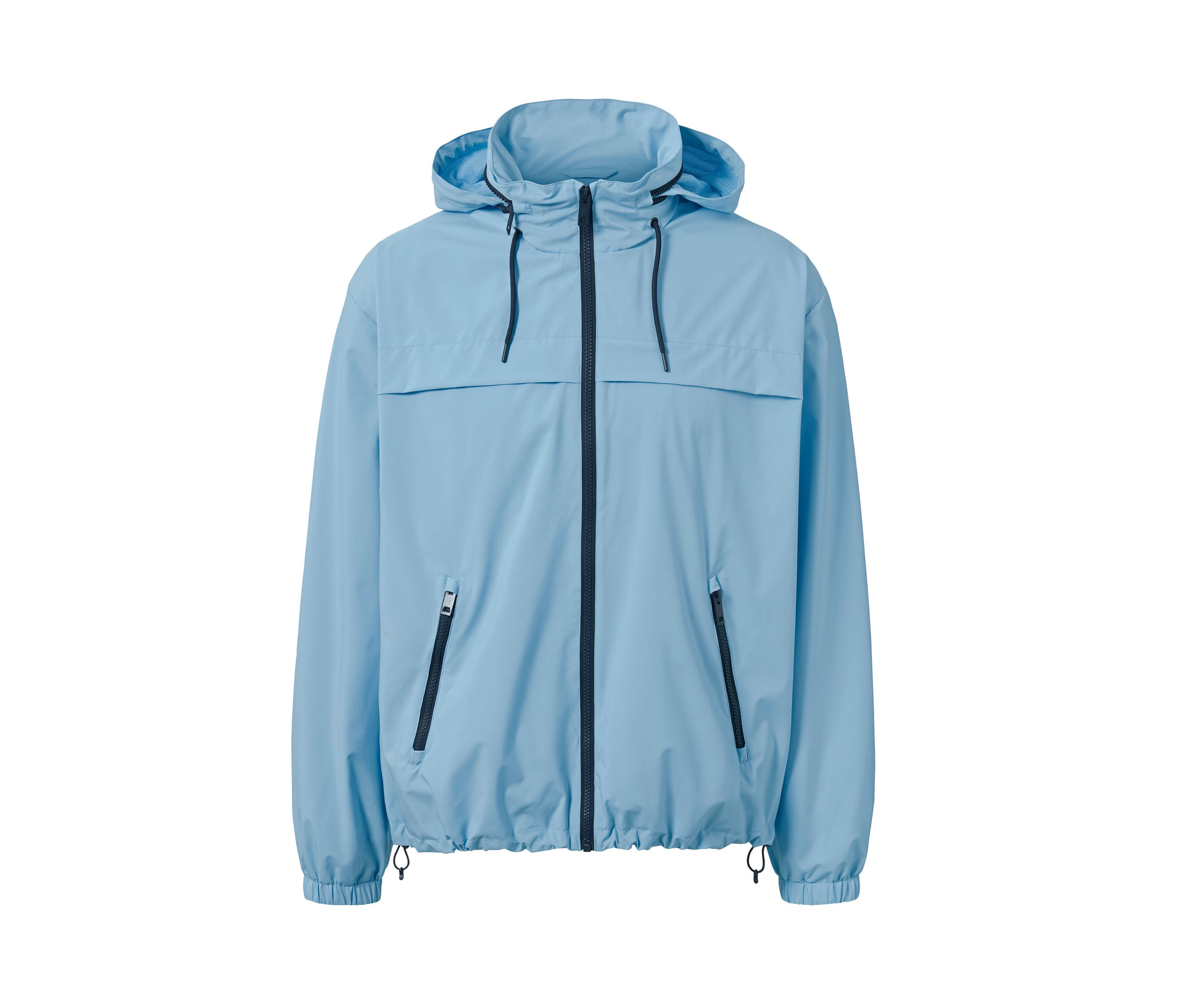Windbreaker-Jacke - Herren - Gr. S - hellblau - hellblau