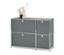 Sideboard »CN3« mit 4 Klappen, grau - Matt grau