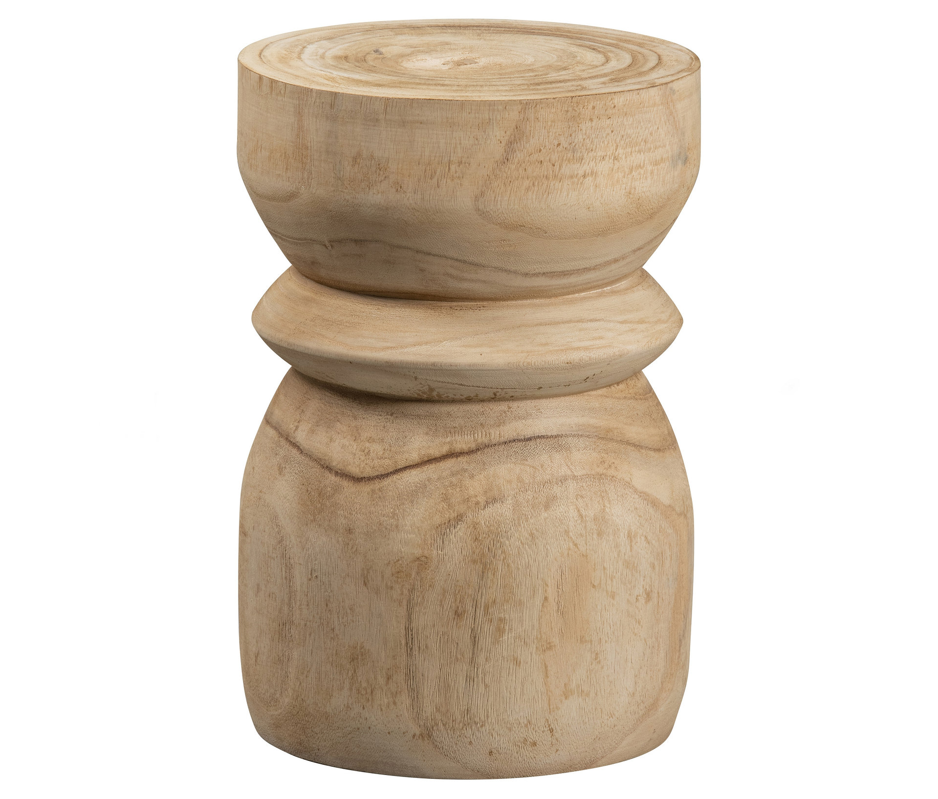 Tchibo - Woood Hocker »Bikkel« - 30x30x42cm - braun - - Holz