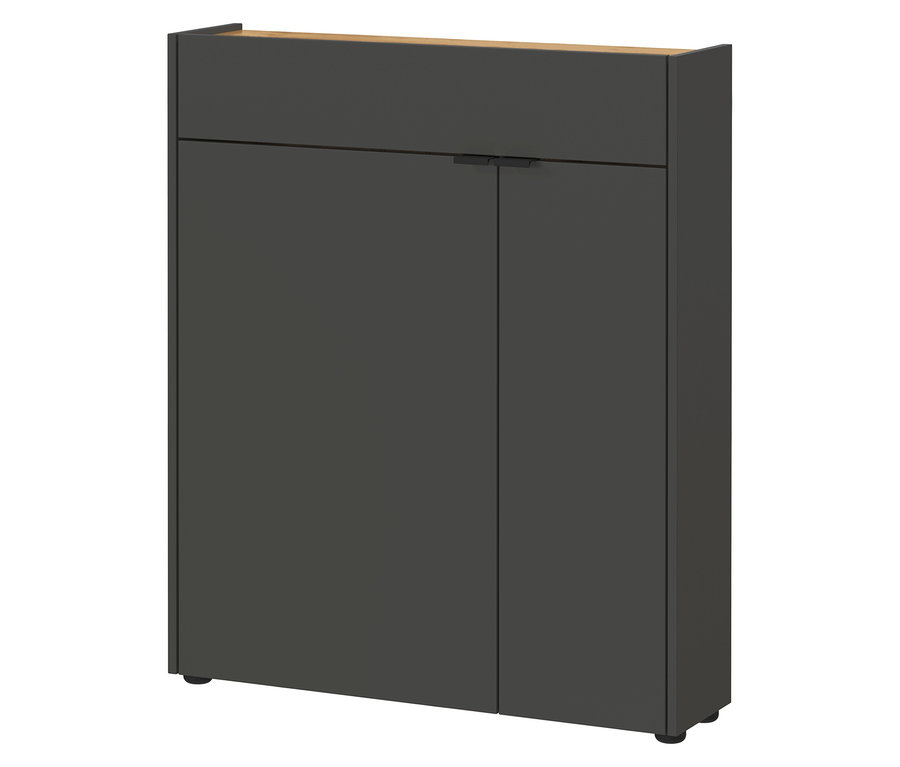 Graphitfarbener Mehrzweckschrank »Ameca«.