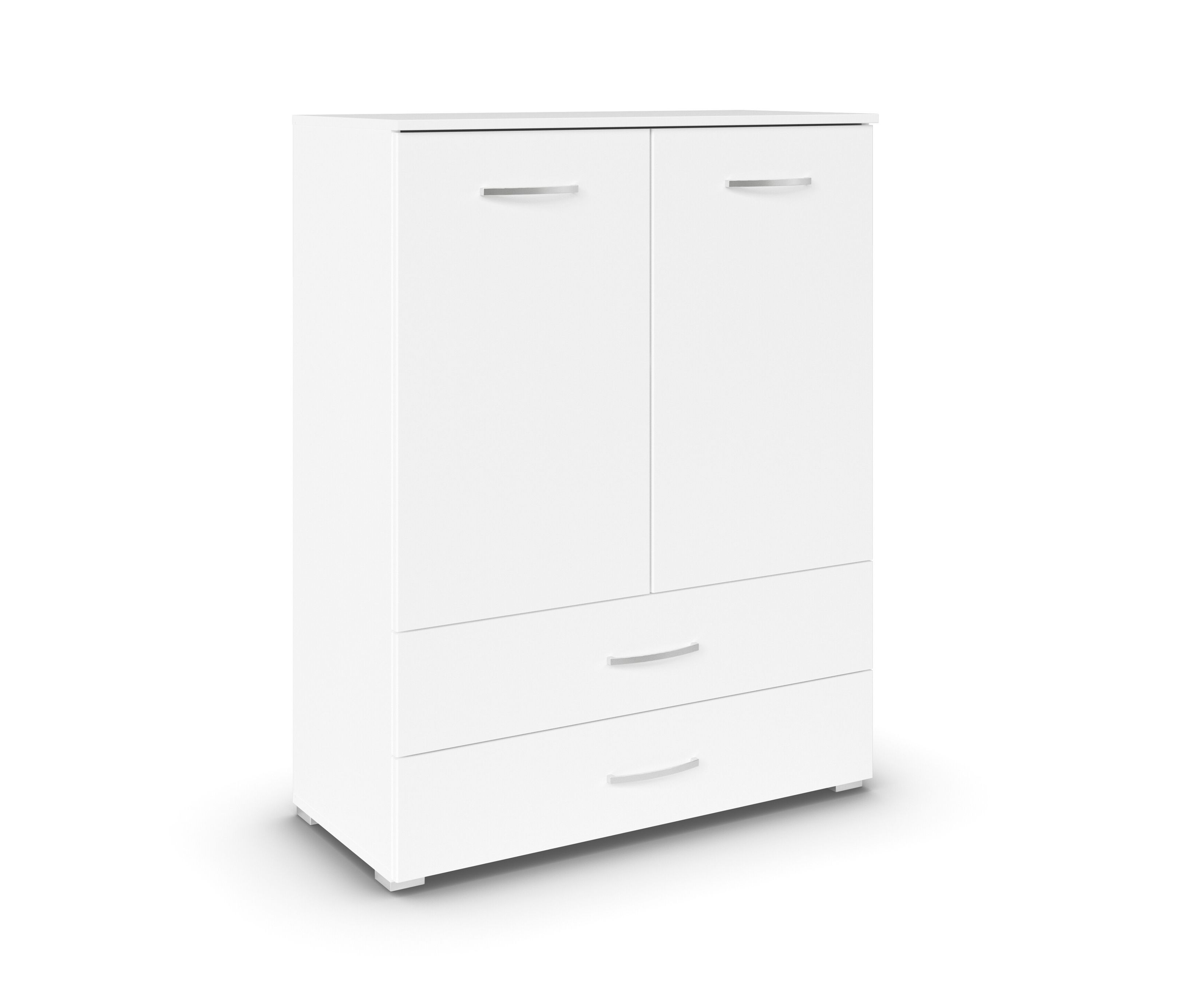 rauch Kommode »Aditio« - 93x42x119cm - weiß - Holz / Holz
