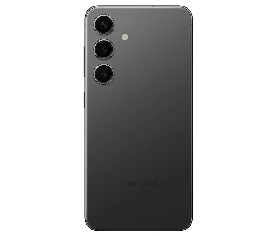 Rückseite des Samsung Galaxy S24 5G 128GB in Onyx Schwarz.