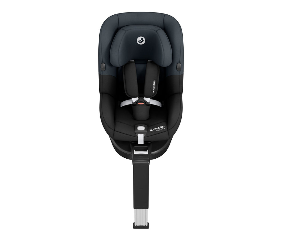 Schwarzer und grauer Maxi-Cosi Kinderautositz »Mica 360 S«.