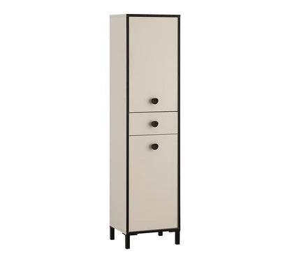 Hochschrank »Edda«, 2 Türen und 1 Schublade, cremebeige.