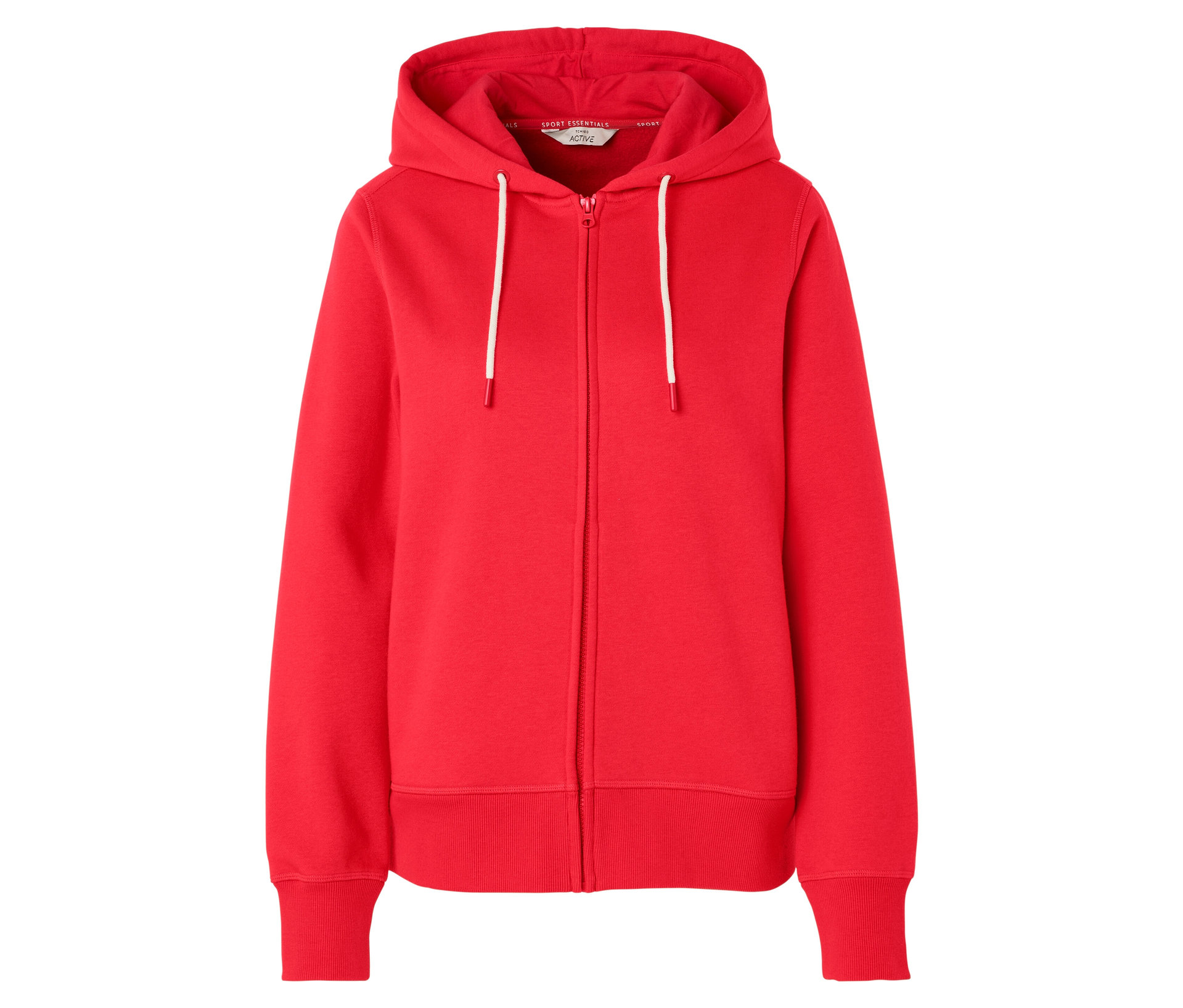 Sweatjacke - Damen - Gr. L - rot - rot