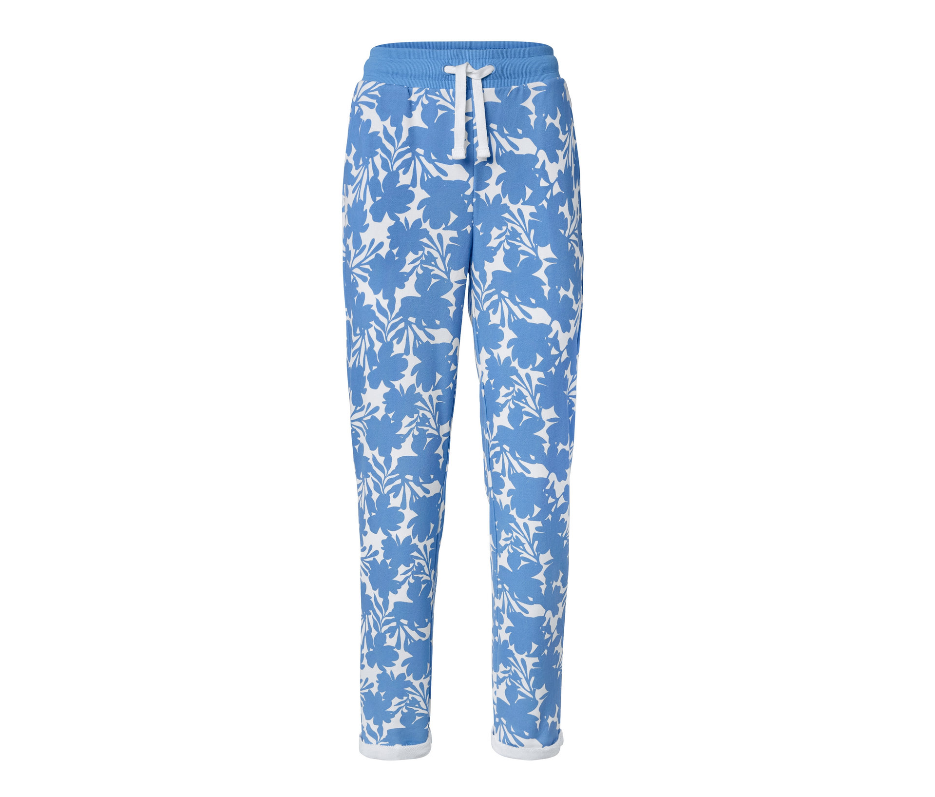Bedruckte Sweatpants - Damen - Gr. S - creme/geblümt - creme