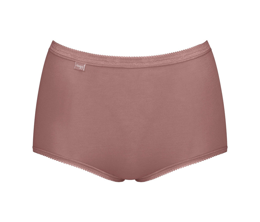Detailaufnahme der Sloggi Basic+ Maxi C3P in der Farbe Cacao.