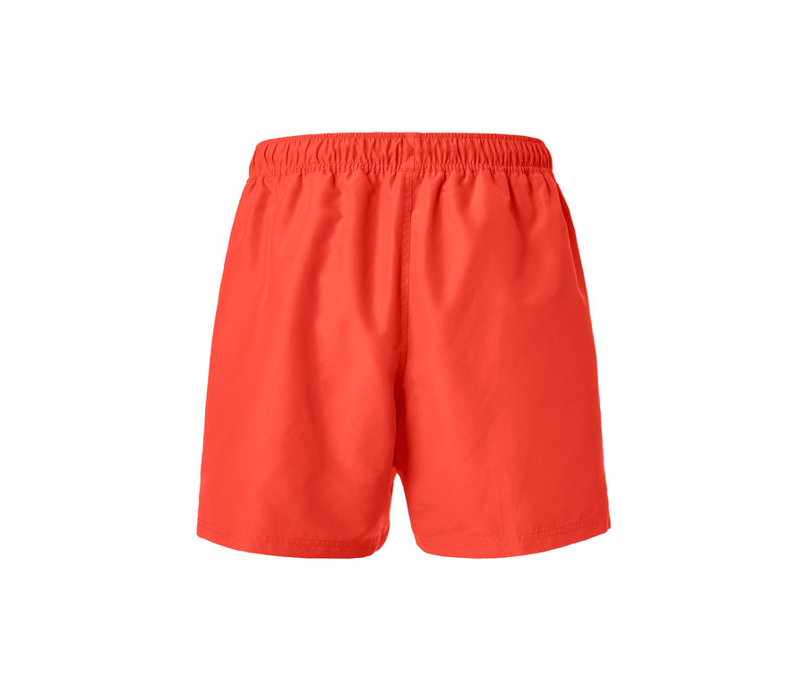 Orange Badeshorts.