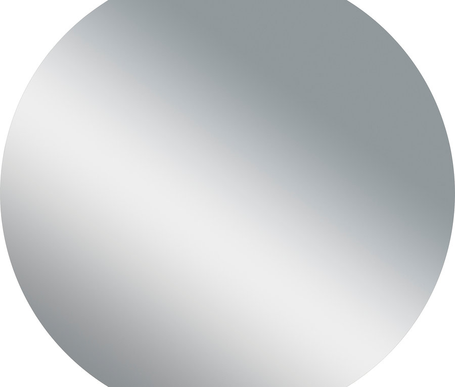 Kreisförmige Fläche mit silbernem Farbverlauf.