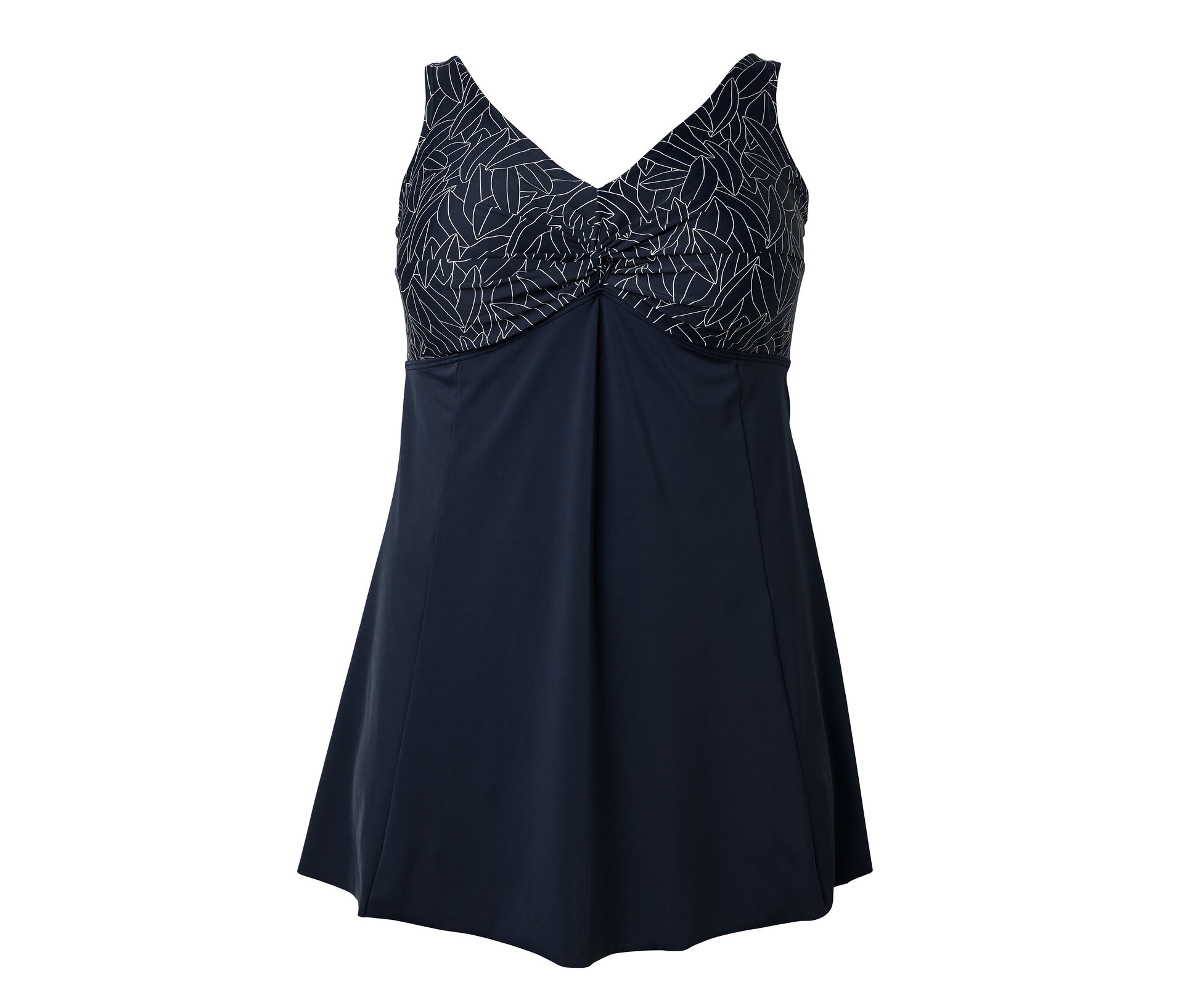 Badekleid - Damen - Gr. 48 - schwarz - schwarz