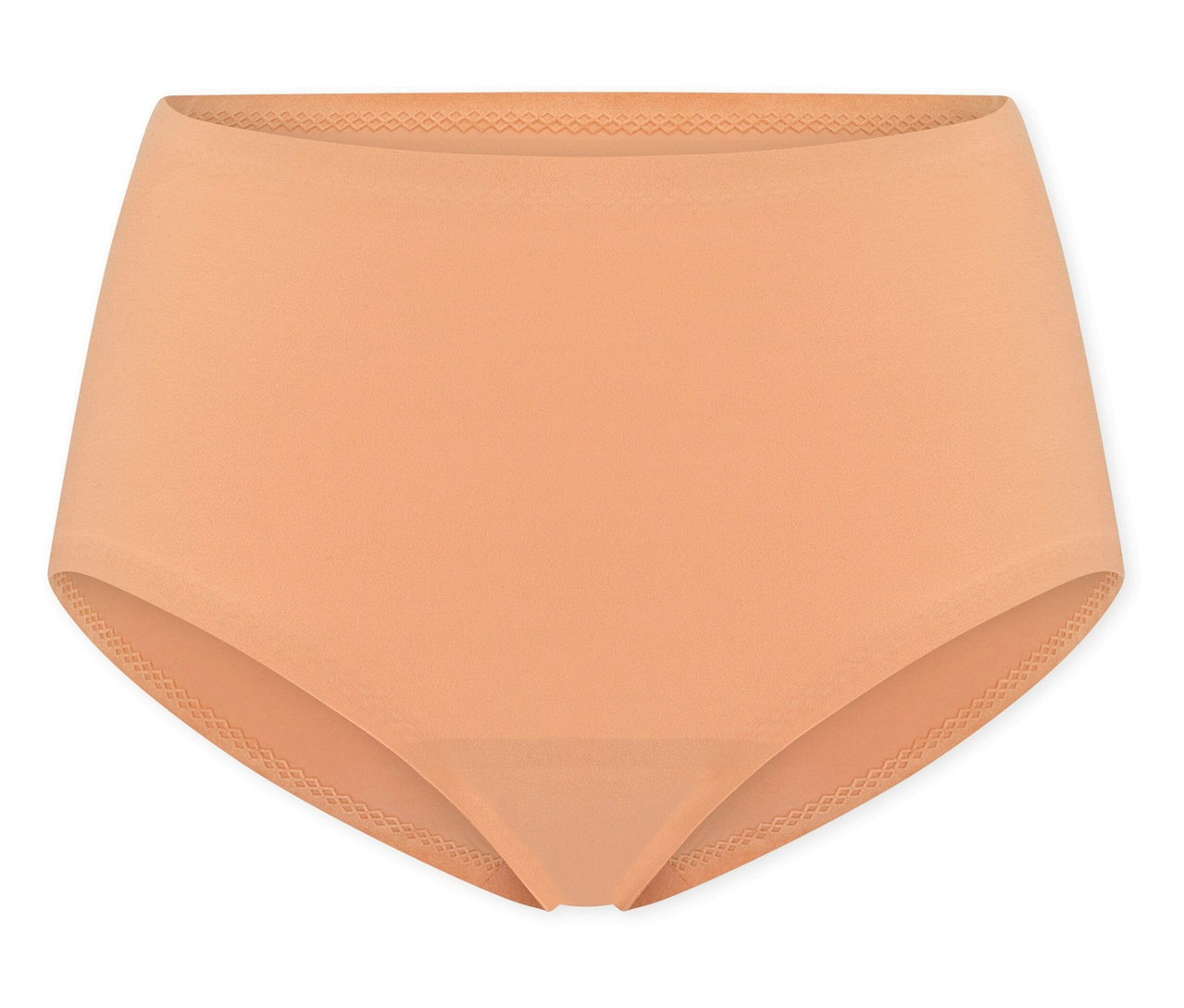 SCHIESSER Invisible Slip Maxi in Ahornfarbe, hochgeschnitten und nahtlos.