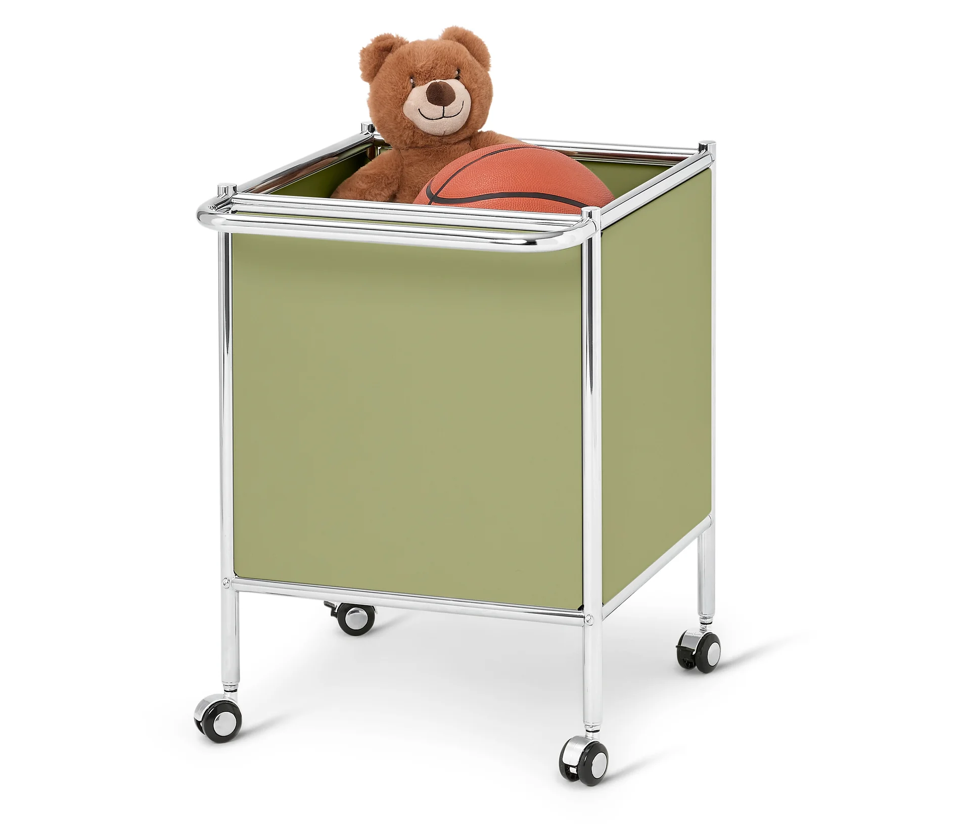 Tchibo - Beistellwagen Metall »Cn3 Kids« mit Rollen - 49x40x55,5cm - chrom -