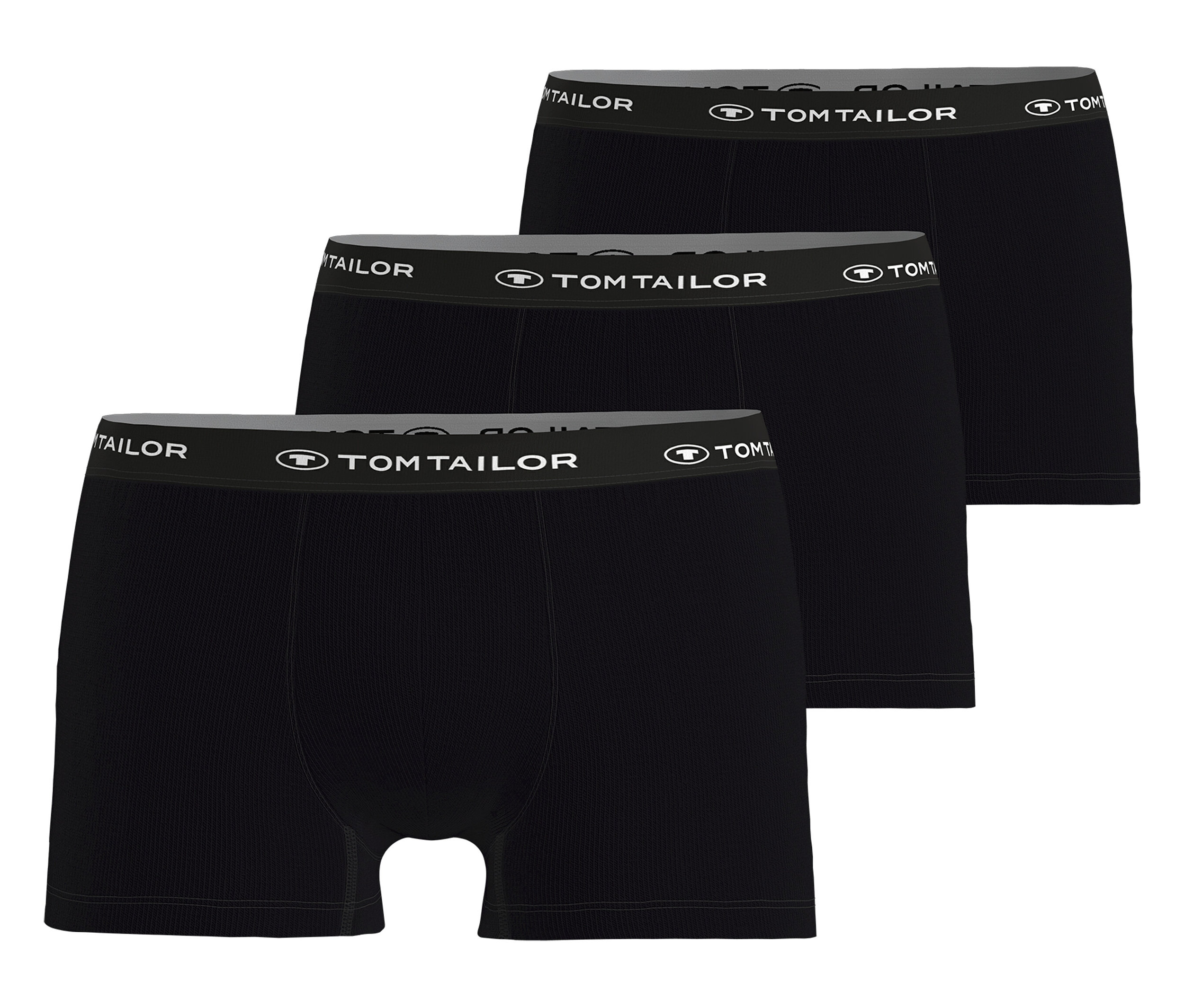 TomTailor Slipboxer »Buffer« - Herren - Gr. Xl/7 - schwarz - schwarz