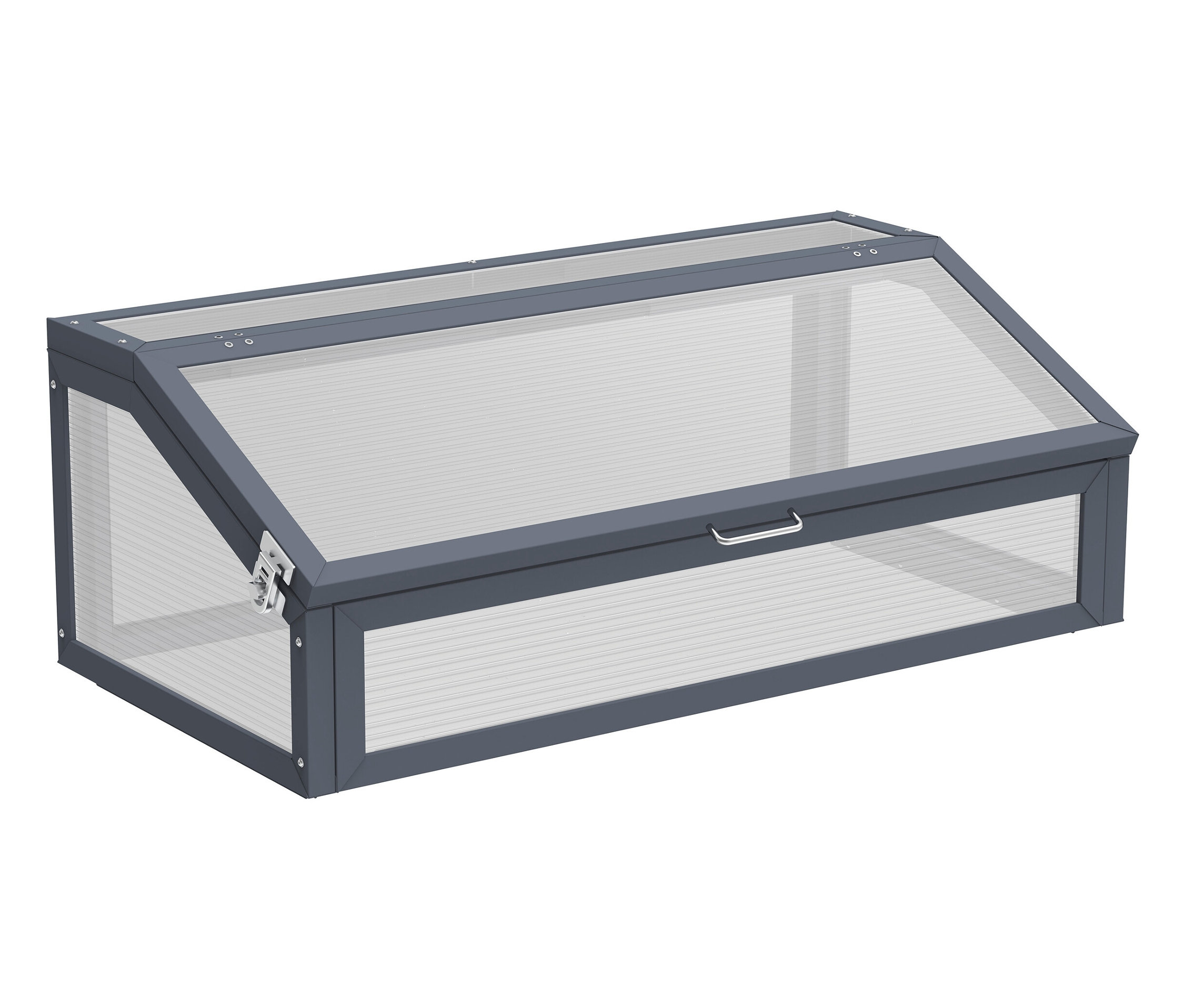 Westmann Hochbeet mit Frühbeetaufsatz Primus-Multi Plus M holzoptik   50x100x113cm
