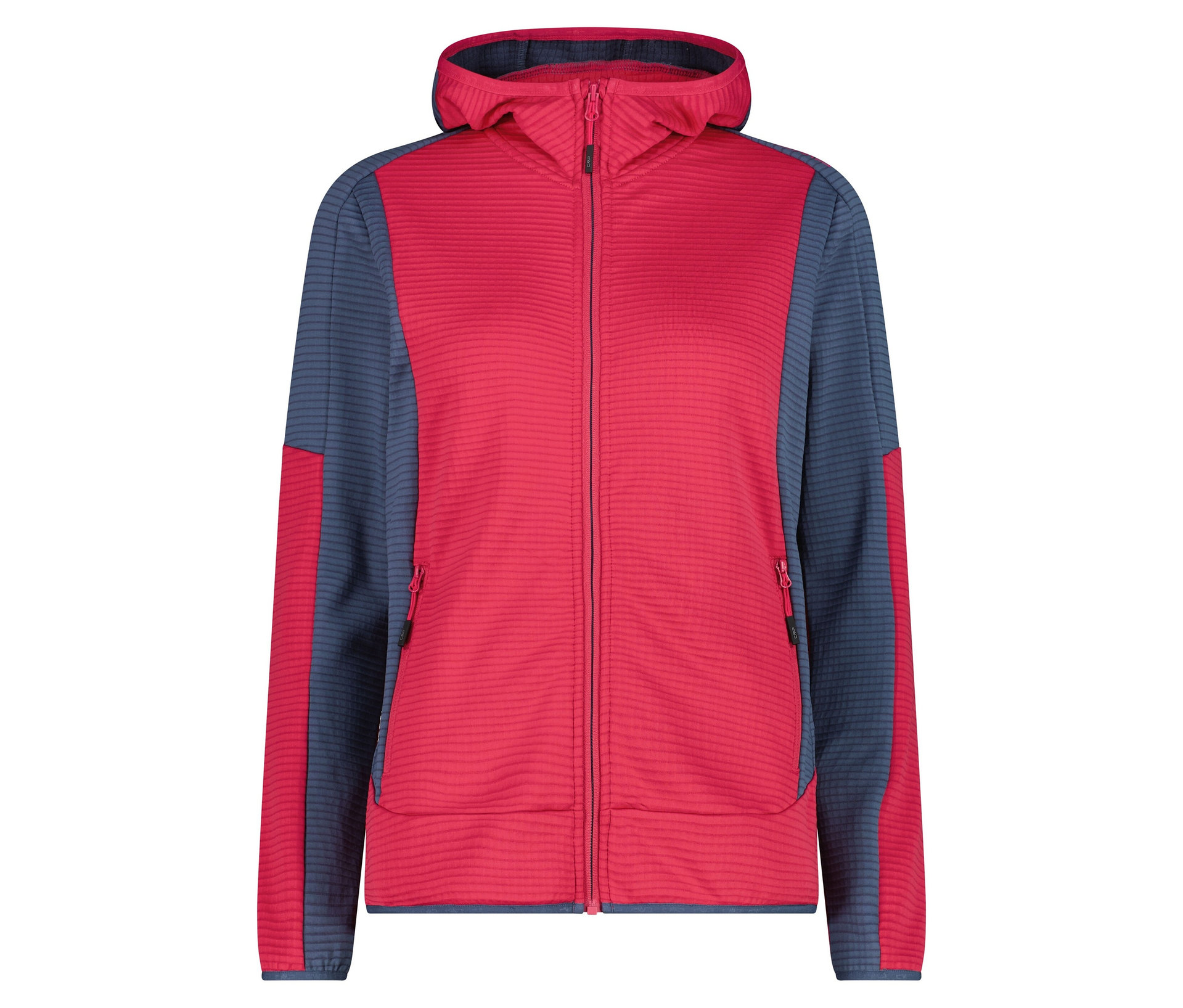 Damen-Jacke mit Kapuze - Damen - Gr. 38 - magenta - magenta