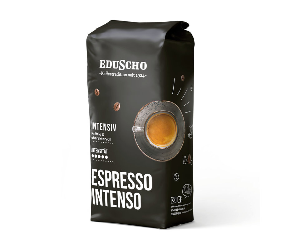 Packung Eduscho Espresso Intenso.