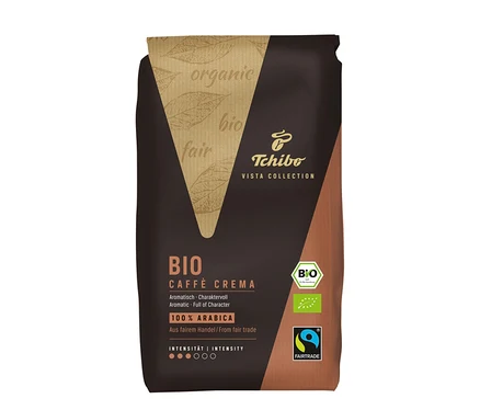 Packung Vista Collection Bio Caffé Crema.