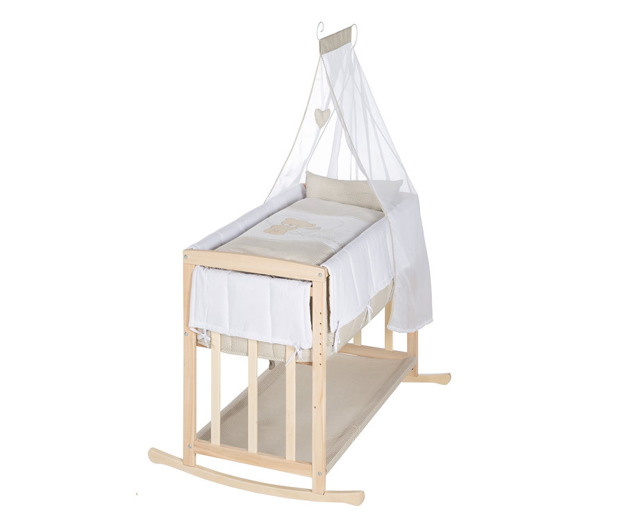 roba 4-in-1-Stuben-Beistellbett »Liebhabär« mit Himmel und Bettzeug.