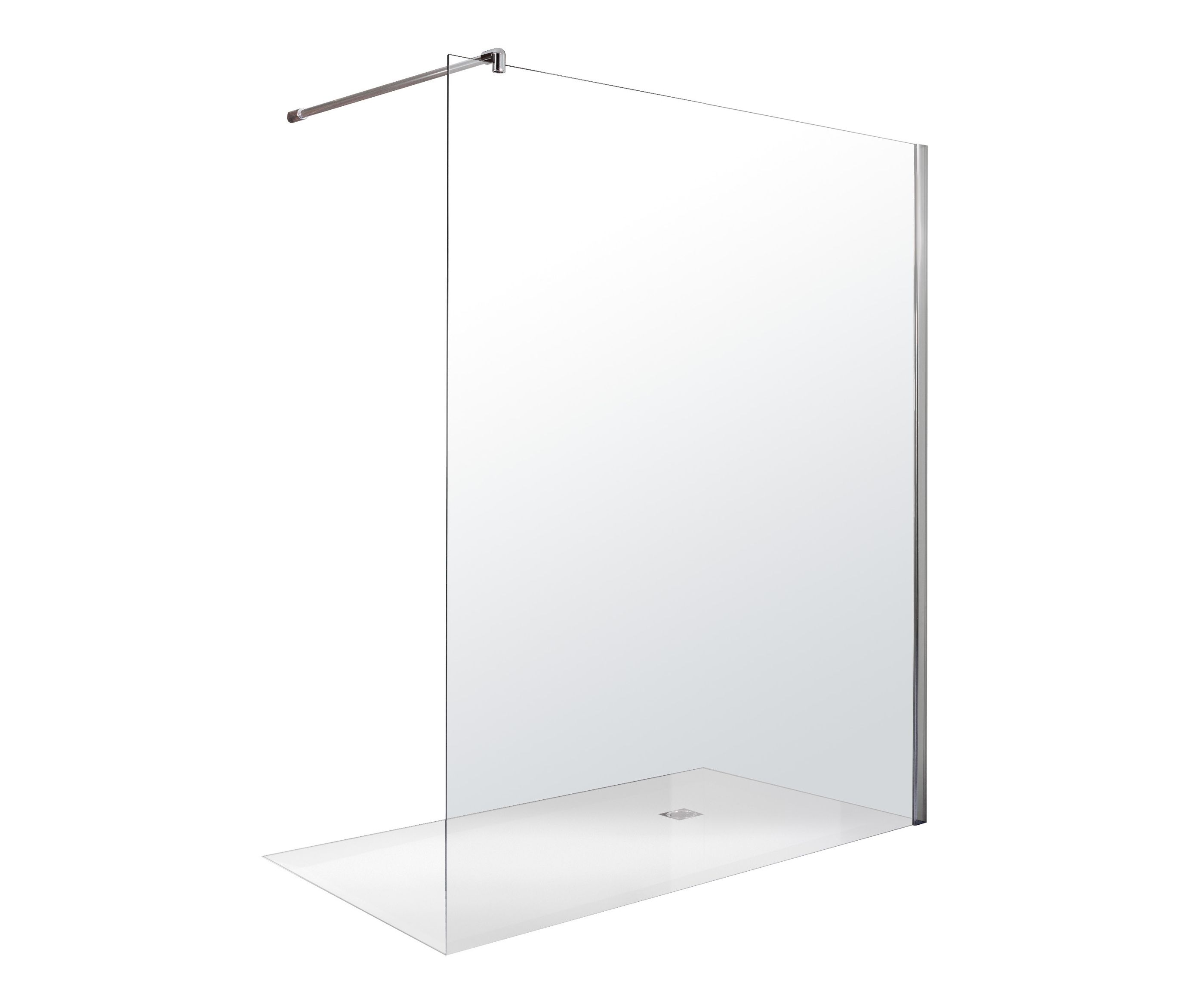 Thumbnail - Breuer®-Dusche »Entra« – Duschwand - Gr. 1,40 - silber
