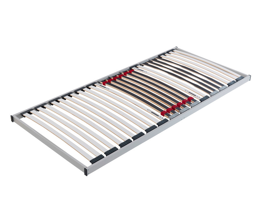 Detailansicht Lattenrost. Zirbenholzbett »Tyrol« von ADA AUSTRIA premium, mit Matratze und Lattenrost, 180 x 200 cm.