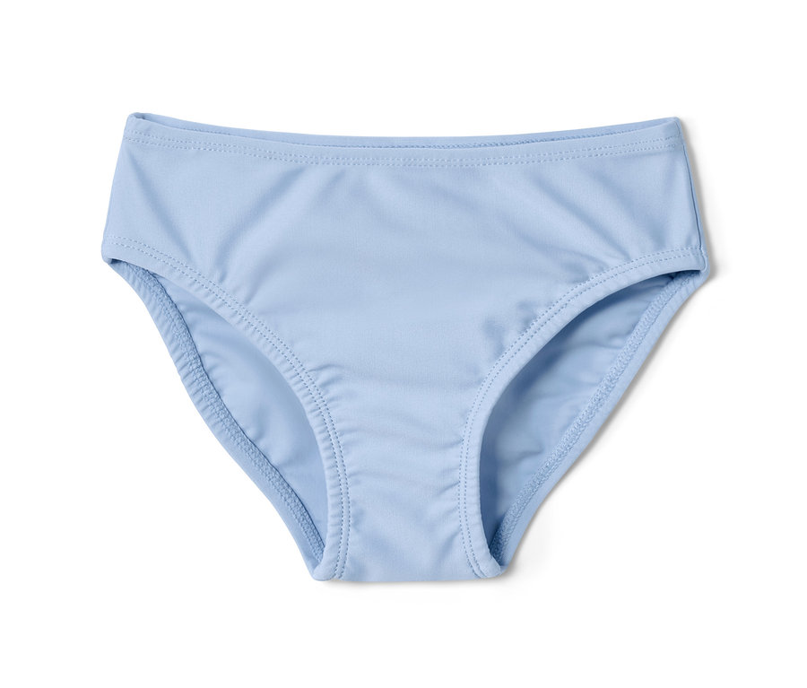 Hellblaue Unterhose aus UV-Schutz-Kombi mit recyceltem Material.