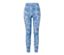 Blau-hellblauer Batik-Print