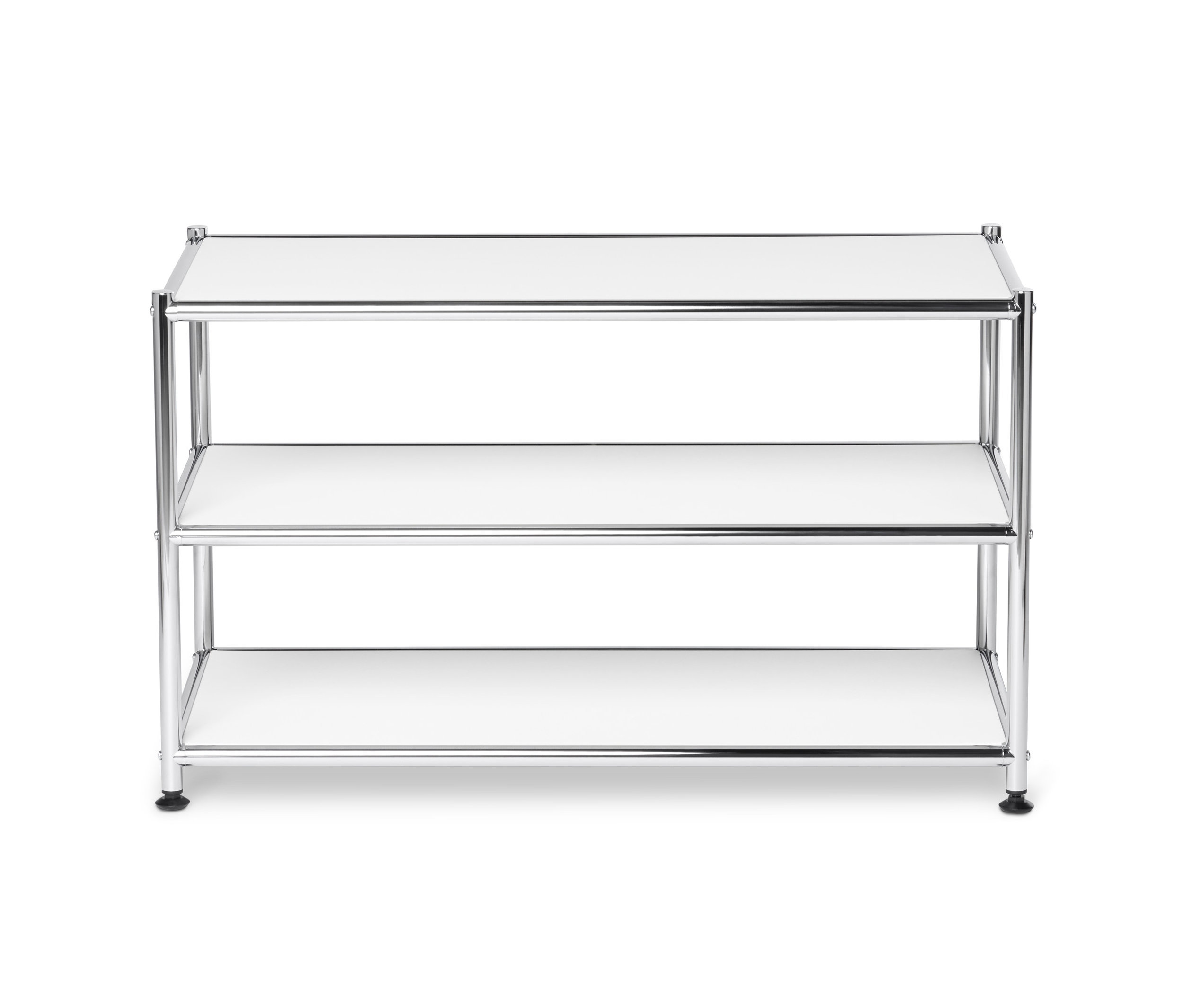 Tchibo - Couchtisch Metall »Cn3« - 77x40x46,5cm - chrom - Stahl / Kunststoff / Kunststoff