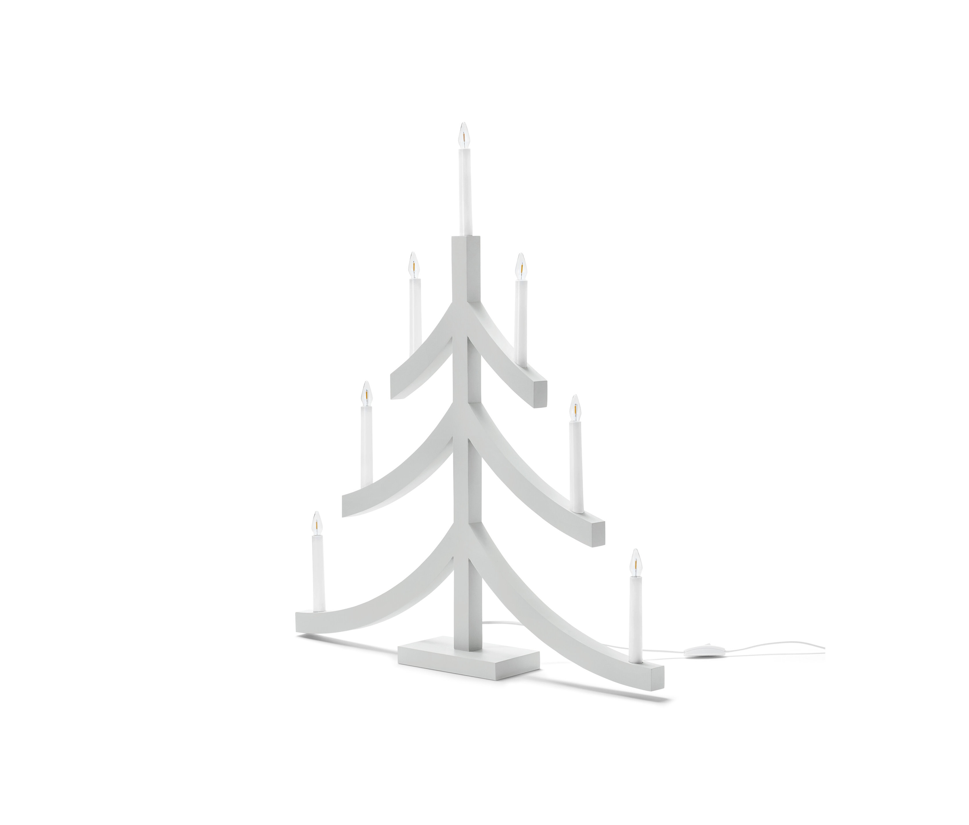 Tchibo - XL-LED-Kerzenleuchter - weiß