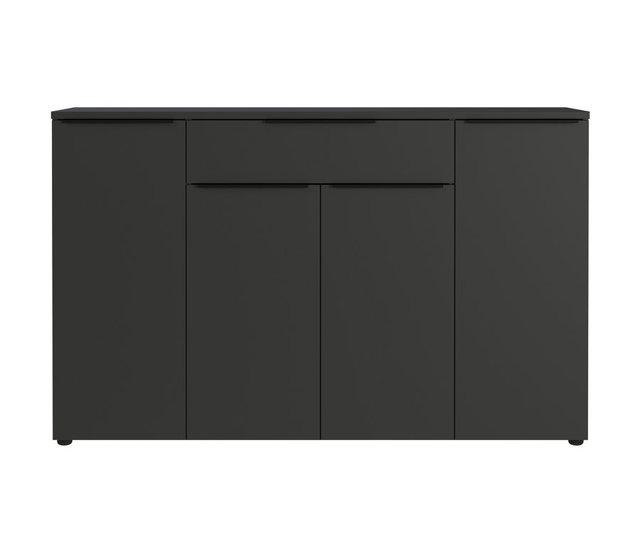 Detailansicht des graphitfarbenen Sideboards »Kopenhagen«.