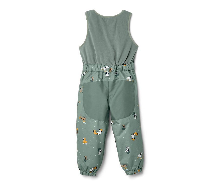Kinder-Thermo-Regenhose mit Hundemotiv.