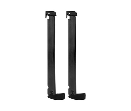 Zwei schwarze ZWILLING Messerschärfer »V-Edge«.
