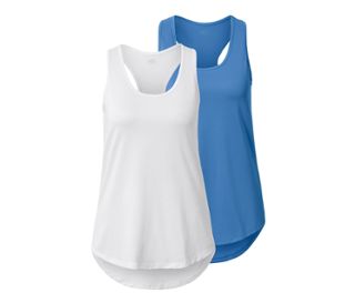 1x himmelblau, 1x weiß