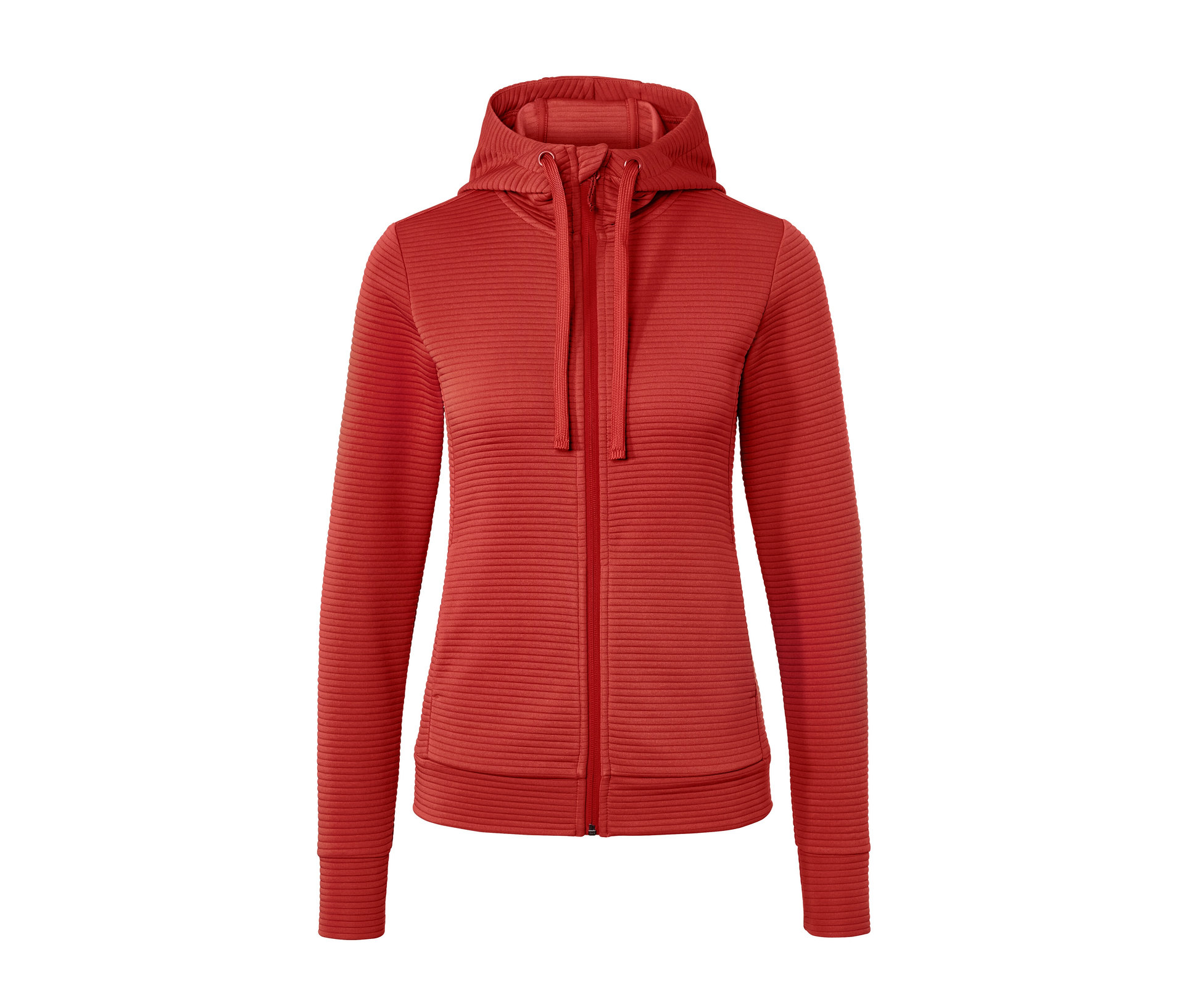 Kapuzenjacke - Damen - Gr. XS - rot - rot