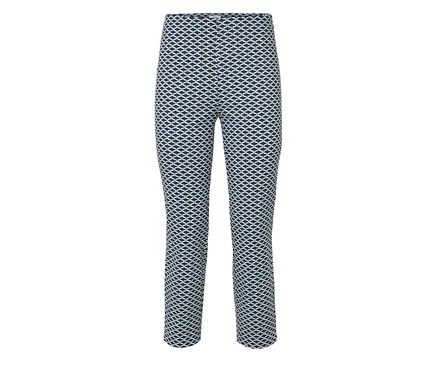 Eine bedruckte 7/8-Stretchhose.
