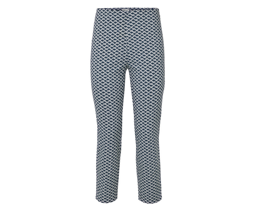 Eine bedruckte 7/8-Stretchhose.