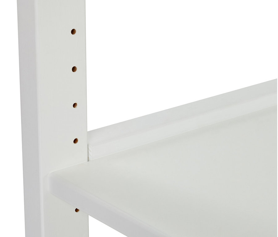 Detailansicht des weißen Hoppekids Regalbett »Storey«, ca. 90 x 200 cm.