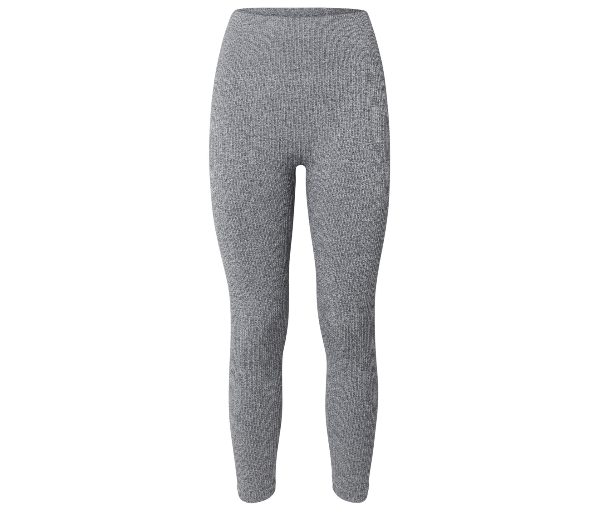 Seamless-Sportleggings - Damen - Gr. XL - grau - grau