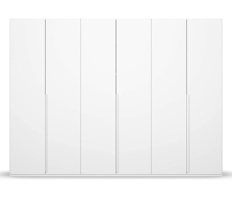 Weißer, sechstüriger Kleiderschrank »Purisma« von Rauch.