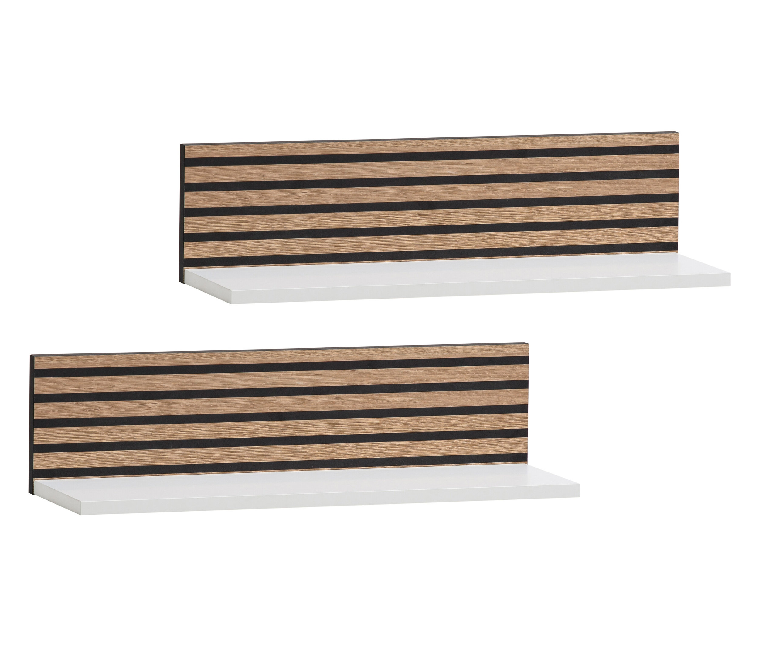 Tchibo - 2 Regale »Ryker« - 60x17,3x15,7cm - weiß - - Holzwerkstoffe / Metall