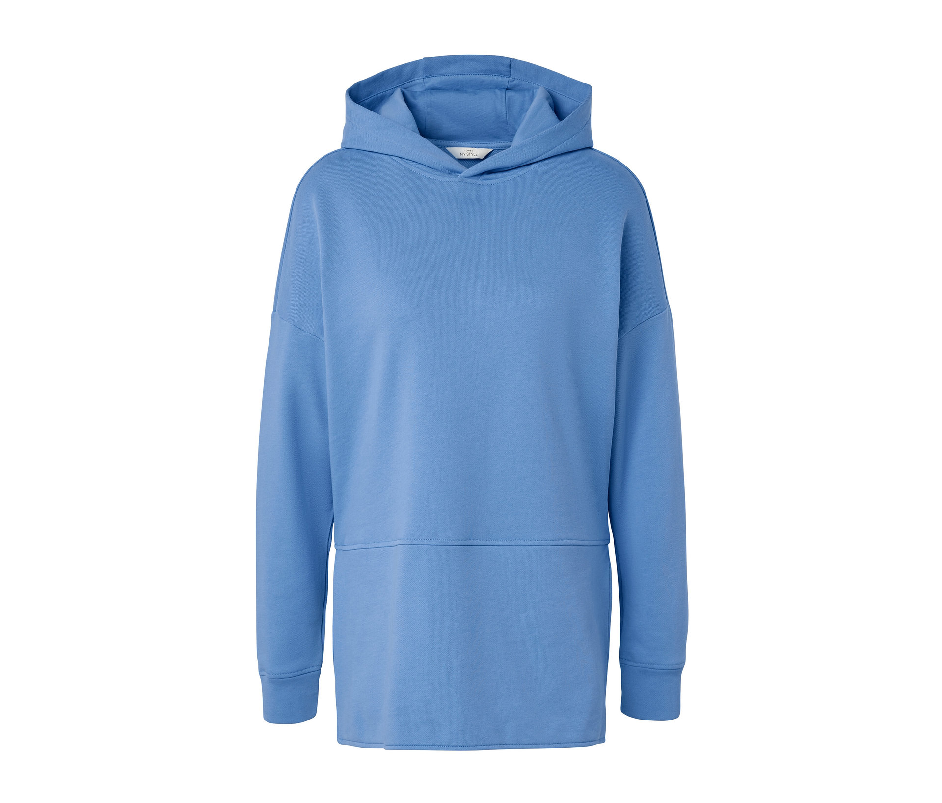 Langes Kapuzensweatshirt hellblau - Damen - Gr. XL - hellblau - hellblau