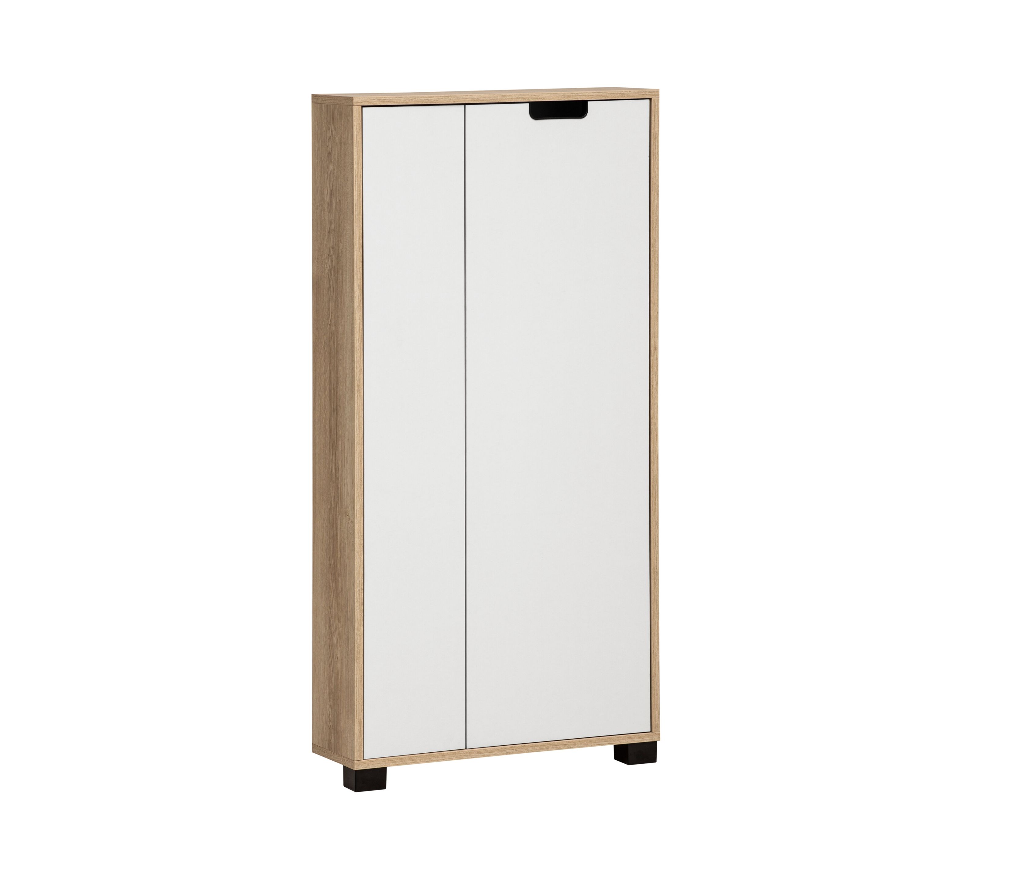 Tchibo - Highboard »Emmik« - 60x19,5x124cm - schwarz - Holz / Kunststoff / Metall