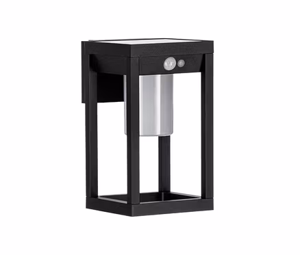 Schwarze Eglo Solar Wandleuchte »Martano«.
